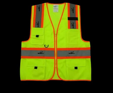 Vaultexjma executive fabric/ net vest with vaultex reflective