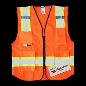 3M Safety Vest with Multiple Pockets