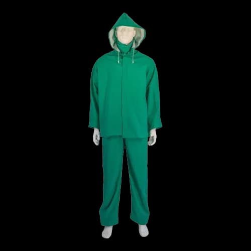 CHEMICAL SUIT WITH HOOD