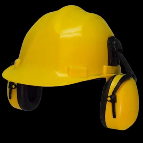 EAR MUFF WITH HELMET