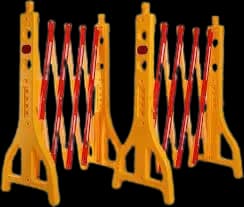 Extendable barrier plastic