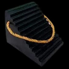 Wheel chock rubber