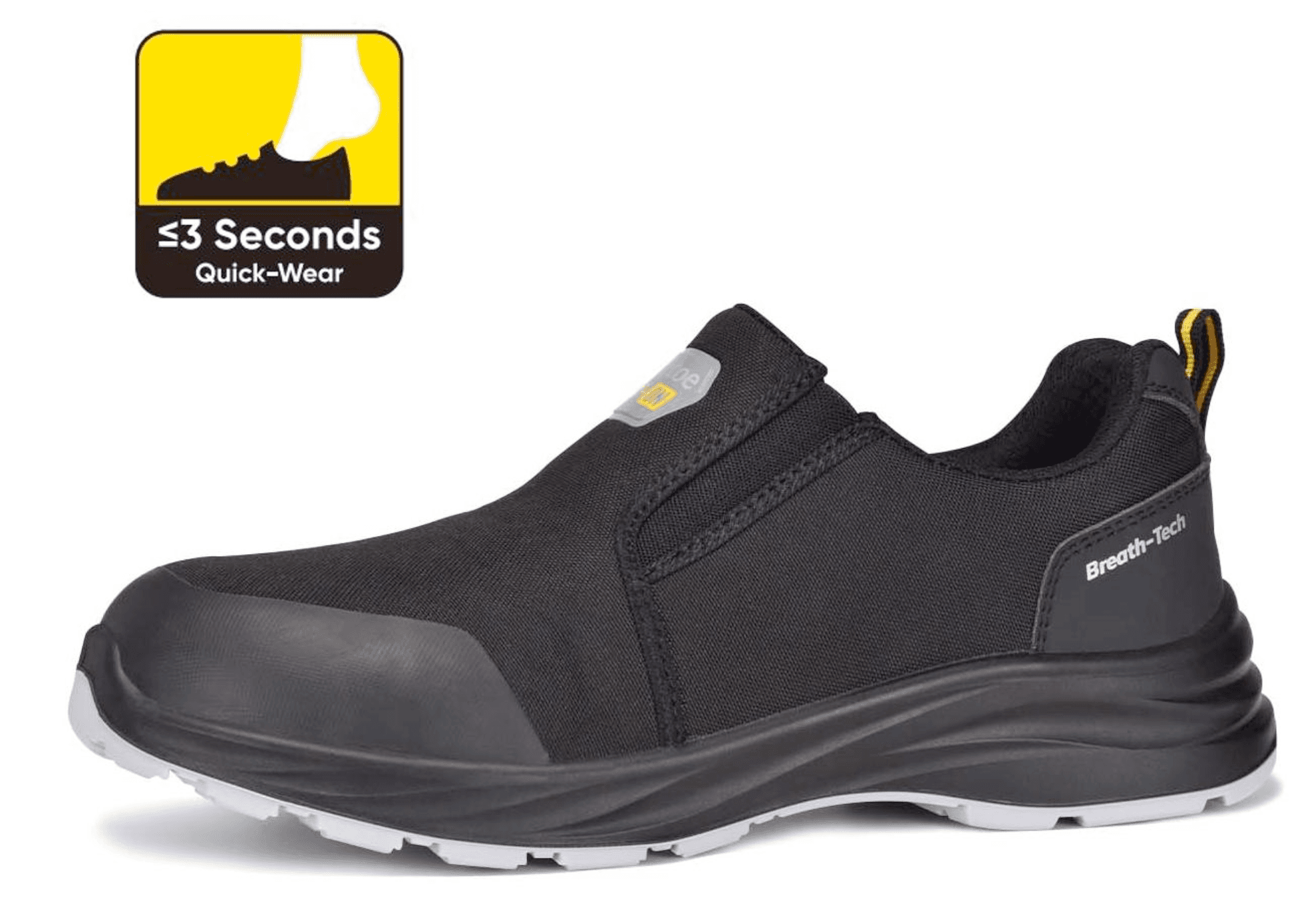 L-7561 Z-StepGuard — Quick-Wear Safety Shoes (≤3 Seconds)