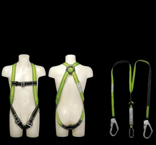 VAUTEX MFK FULL BODY HARNESS W/ TWIN WEBBING LANYARD AND SHOCK ABSORBER