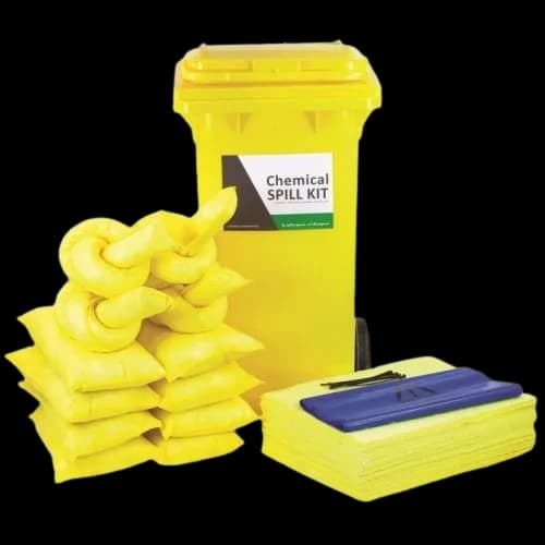 POLLORB OIL AND FUELSPILL KIT TWO WHEEL BIN HINGED LID (PSSK120O).