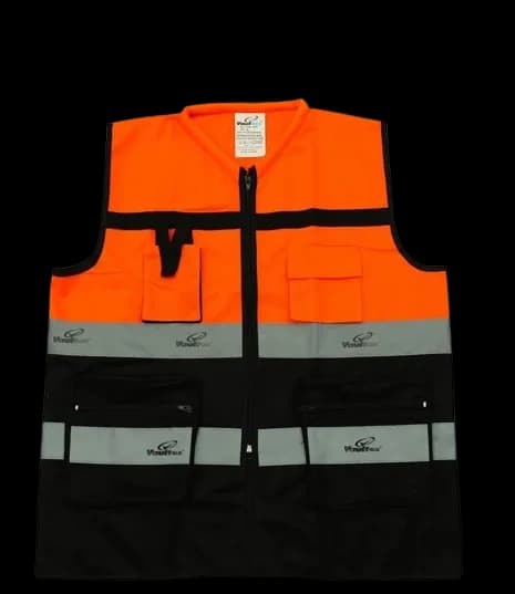 VAULTEX DHT MUSCLE SLEEVES EXECUTIVE FABRIC VEST WITH VAULTEX REFLECTIVE