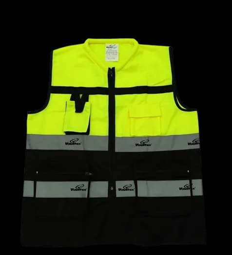 VAULTEX DLM MUSCLE SLEEVES EXECUTIVE FABRIC VEST WITH VAULTEX REFLECTIVE