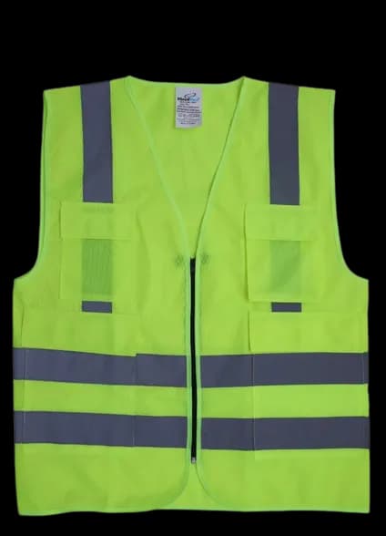VAULTEX NKO EXECUTIVE FABRIC VEST WITH ZIPPER AND FOUR POCKETS