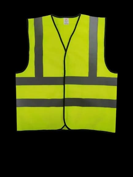 REFLECTIVE GREEN VOLTA REFLECTIVE FABRIC VEST