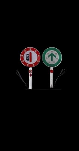 HITEX RECHARGEABLE HANDHELD TRAFFIC SIGNS