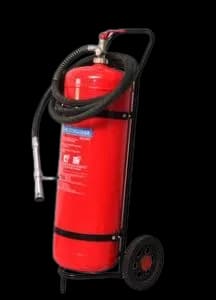 WHEELED FIRE EXTINGUISHER ABC POWDER