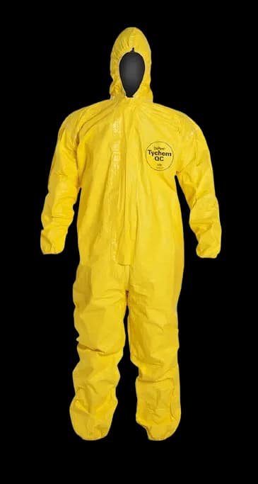 CHEMICAL COVERALL WITH HOOD