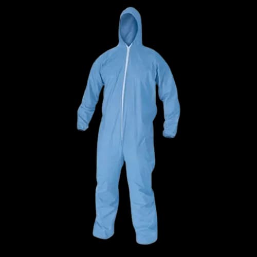DISPOSABLE COVERALL WITH HOOD -40GSM