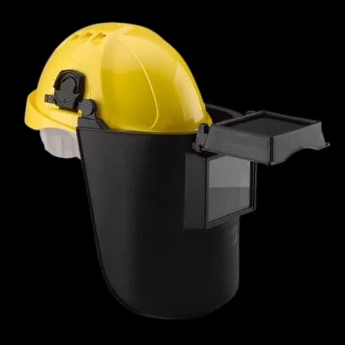 WELDING FACE SHIELD FOR HELMET