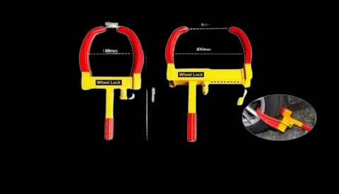 Tire Clamp Wheel Lock
